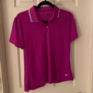 Nike golf shirt.